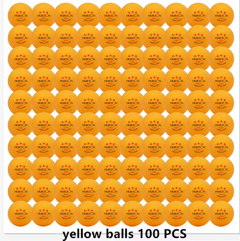New  3 Star 20~100 PCS ABS 40+ Material Professional Table Tennis Balls TTF Table Tennis Ping Pong Balls for Competition
