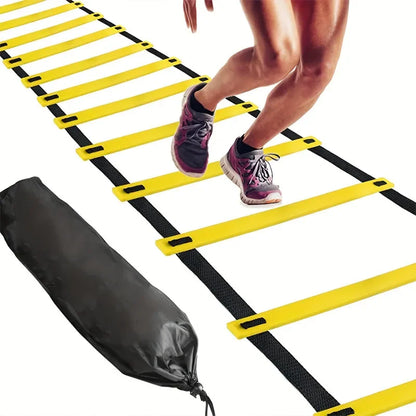Agility Ladders with Nylon Straps for Speed Training Sports Flexibility Football Energy Ladder Equipment for Athletic Performanc