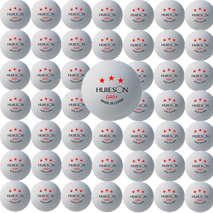 New  3 Star 20~100 PCS ABS 40+ Material Professional Table Tennis Balls TTF Table Tennis Ping Pong Balls for Competition