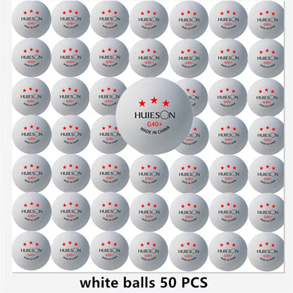 New  3 Star 20~100 PCS ABS 40+ Material Professional Table Tennis Balls TTF Table Tennis Ping Pong Balls for Competition