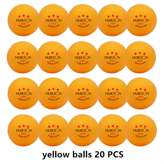 New  3 Star 20~100 PCS ABS 40+ Material Professional Table Tennis Balls TTF Table Tennis Ping Pong Balls for Competition