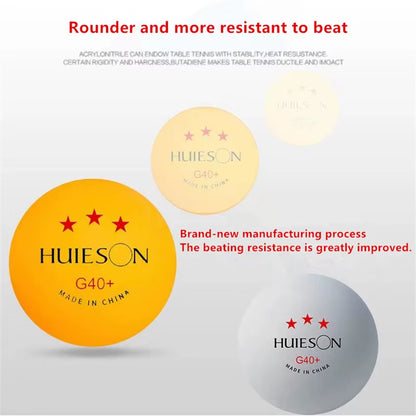 New  3 Star 20~100 PCS ABS 40+ Material Professional Table Tennis Balls TTF Table Tennis Ping Pong Balls for Competition
